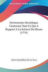 Dictionnaire heraldique conten d'occasion  Livré partout en France