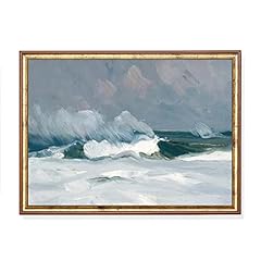 Vintage seascape painting for sale  Delivered anywhere in USA 