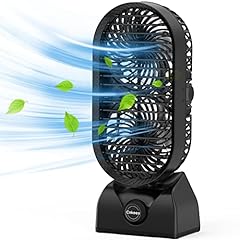 Portable Desk Fan, 10000mAh Tower Fan Oscillating Fan, USB Rechargeable Small Tower Fan, 270°Oscillation, Personal Quiet Table Fan for Home Office Desktop Bedroom Outdoors Camping, 12 Inch for sale  Delivered anywhere in USA 