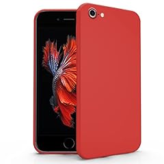 N NEWTOP Cover Compatibile per Apple iPhone 6 e 6S, Custodia TPU Soft Gel Silicone Ultra Slim Sottile Flessibile Case Posteriore Protettiva (Rosso - No Logo) usato  Spedito ovunque in Italia 