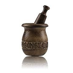 Handmade wooden mortar for sale  Delivered anywhere in USA 