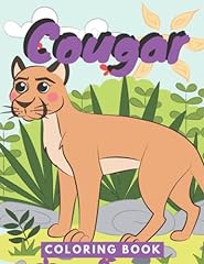 Cougar coloring book for sale  Delivered anywhere in UK