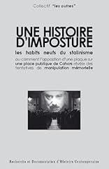 Histoire dimposture. habits d'occasion  Livré partout en France