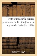 Instruction service journalier d'occasion  Livré partout en France