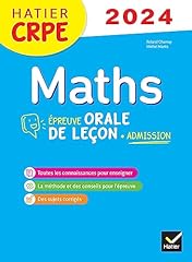 Mathématiques crpe 2024 d'occasion  Livré partout en France