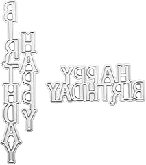 Silver happy birthday for sale  Delivered anywhere in UK