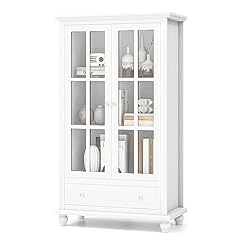 Giantex white bookcase for sale  Delivered anywhere in USA 