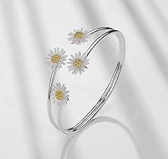 Used, LVTING 925 Silver Sun Flower Sunflower Bracelet Daisy for sale  Delivered anywhere in USA 