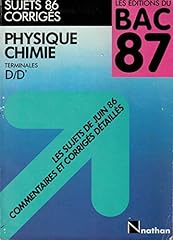 Sujets corrigés physique d'occasion  Livré partout en France