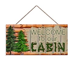 Welcome cabin sign for sale  Delivered anywhere in USA 