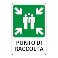 Cartello punto raccolta usato  Spedito ovunque in Italia 