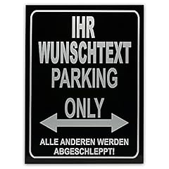 Indigos parkplatzschild wunsch gebraucht kaufen  Wird an jeden Ort in Deutschland