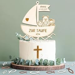 Cake topper taufe gebraucht kaufen  Wird an jeden Ort in Deutschland