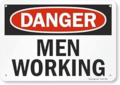 Smartsign danger men for sale  Delivered anywhere in USA 