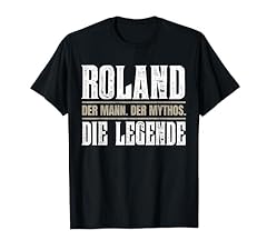 Vorname roland shirt gebraucht kaufen  Wird an jeden Ort in Deutschland