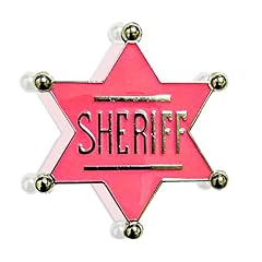 Pink sheriff badge for sale  Delivered anywhere in USA 