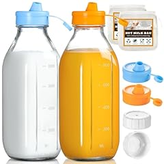 Pack glass milk for sale  Delivered anywhere in USA 