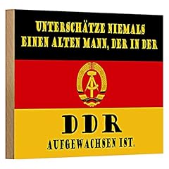 Holzschild unterschätze niema gebraucht kaufen  Wird an jeden Ort in Deutschland