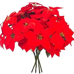 Grunyia artificial poinsettia for sale  Delivered anywhere in USA 