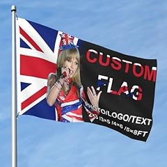 Custom flag 2x3ft for sale  Delivered anywhere in UK