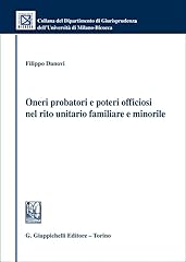 Oneri probatori poteri usato  Spedito ovunque in Italia 