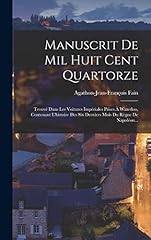 Manuscrit mil quartorze d'occasion  Livré partout en France