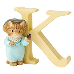 Beatrix Potter A5003 Alphabet Letter K Tom Kitten Figurine, used for sale  Delivered anywhere in UK