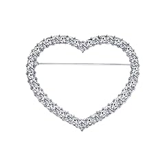 Rofarso heart brooch for sale  Delivered anywhere in USA 