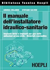 Manuale installatore idraulico usato  Spedito ovunque in Italia 