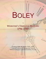 Boley webster timeline for sale  Delivered anywhere in UK