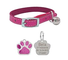 Leather cat collar for sale  Delivered anywhere in UK