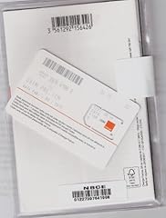 Carte prépayée orange d'occasion  Livré partout en France