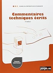 Commentaires techniques ecrits d'occasion  Livré partout en France