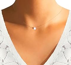 Collier solitaire invisible d'occasion  Livré partout en France