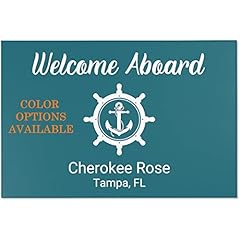 Welcome aboard mat for sale  Delivered anywhere in USA 