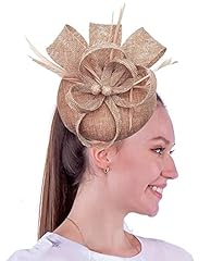 Coolwife fascinators sinamay for sale  Delivered anywhere in UK