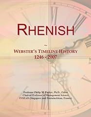 Rhenish webster timeline d'occasion  Livré partout en France