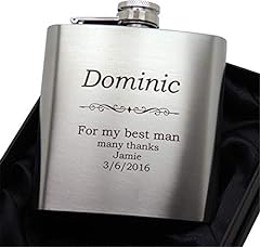 Engraved hip flask for sale  Delivered anywhere in UK