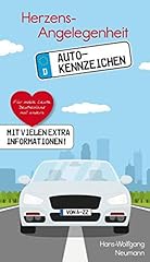 Herzensangelegenheit autokennz gebraucht kaufen  Wird an jeden Ort in Deutschland