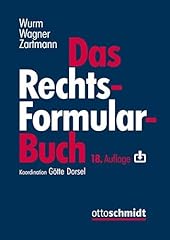 Rechtsformularbuch gebraucht kaufen  Wird an jeden Ort in Deutschland