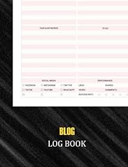 Blog log book for sale  Delivered anywhere in UK