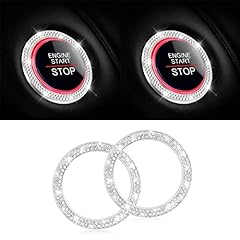 Car Bling Crystal Rhinestone Engine Start Ring Decals, for sale  Delivered anywhere in Canada