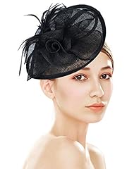 Sinamay fascinator pillbox for sale  Delivered anywhere in UK