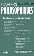 épistémologie épicurienne c d'occasion  Livré partout en France