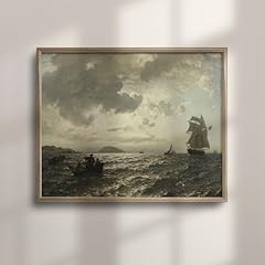 Antique sailboat oil for sale  Delivered anywhere in USA 