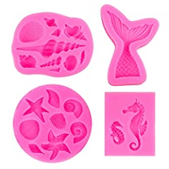 DIY Marine Themed Silicone Mould Set, Mermaid Theme for sale  Delivered anywhere in UK