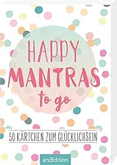 Happy mantras kärtchen usato  Spedito ovunque in Italia 