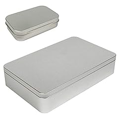 Silver metal rectangular for sale  Delivered anywhere in USA 