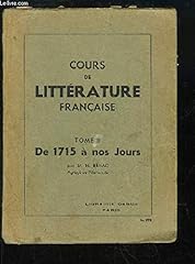 Cours littérature française. d'occasion  Livré partout en France