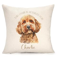 Personalised cushion apricot for sale  Delivered anywhere in UK